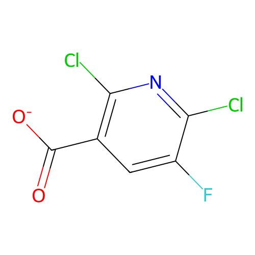 2,6-Dichloro-5-fluoro-3-pyridinecarboxylate structure