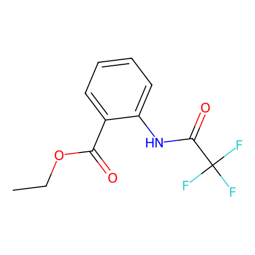 Ethyl 2-[(trifluoroacetyl)amino]benzoate structure