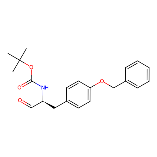 Boc-Tyr(Bzl)-aldehyde structure