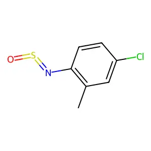 (Z)-4-氯-2-甲基-N-亚磺酰基苯胺 structure
