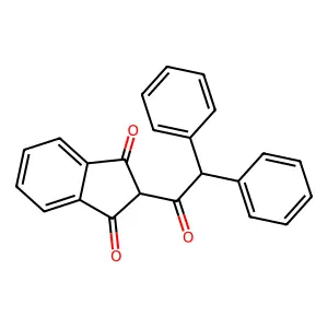 二苯茚酮 structure