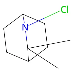 2-Chloro-3,3-dimethyl-2-azabicyclo(2.2.2)octane structure