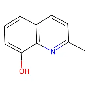 2-Methyl-8-hydroxyquinoline structure