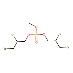 双(2,3-二溴丙基)甲基硫酸酯 structure