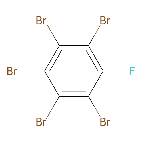 1-Fluoro-2,3,4,5,6-pentabromobenzene structure