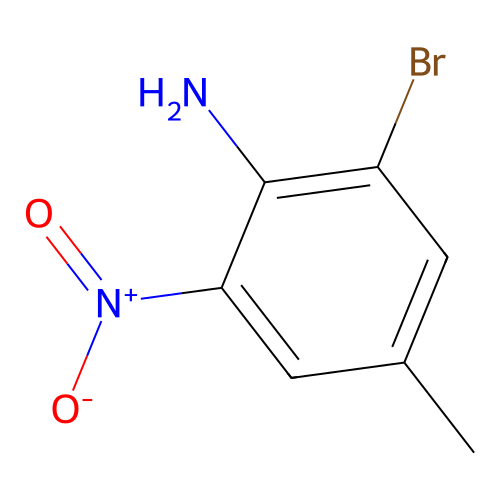 2-Bromo-4-methyl-6-nitroaniline structure