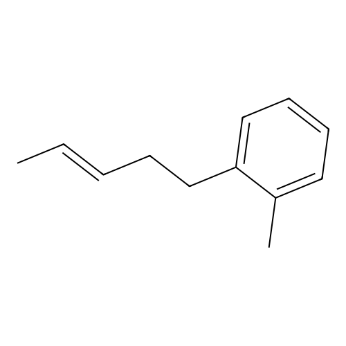o-(3-Pentenyl)toluene structure
