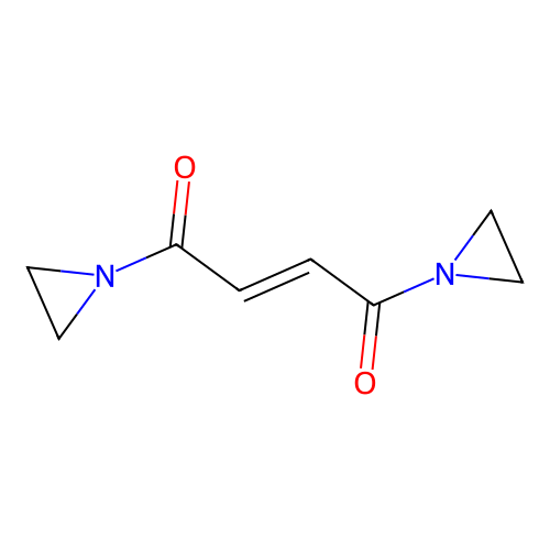 Aziridine, 1,1'-vinylenedicarbonyldi- structure