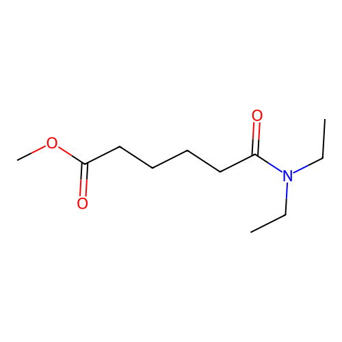 Methyl 6-(diethylamino)-6-oxohexanoate structure