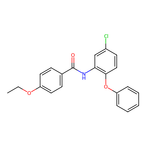 N-(5-chloro-2-phenoxyphenyl)-4-ethoxybenzamide structure