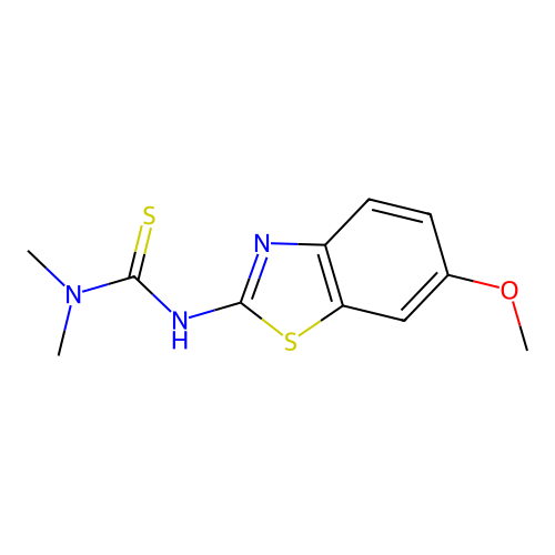3-(6-Methoxy-1,3-benzothiazol-2-yl)-1,1-dimethylthiourea structure