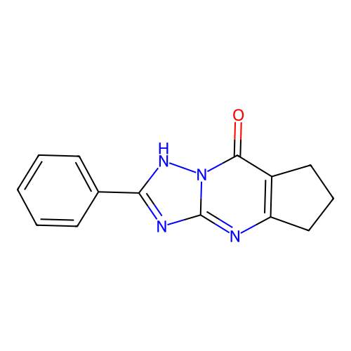 2-phenyl-4,5,6,7-tetrahydro-8H-cyclopenta[d][1,2,4]triazolo[1,5-a]pyrimidin-8-one structure