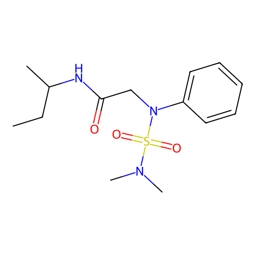 N-butan-2-yl-2-[N-(dimethylsulfamoyl)anilino]acetamide structure