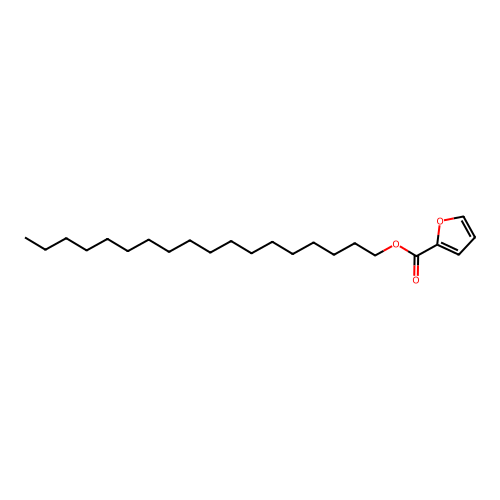 Octadecyl furan-2-carboxylate structure