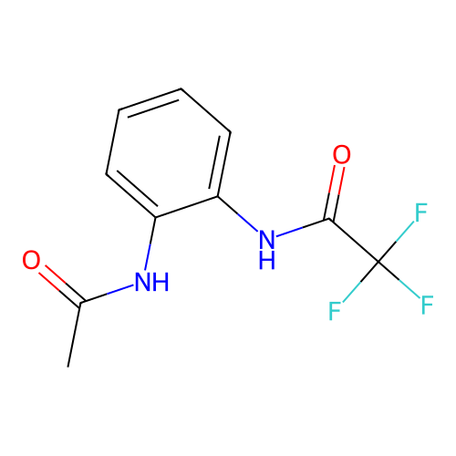 N-(2-acetamidophenyl)-2,2,2-trifluoroacetamide structure