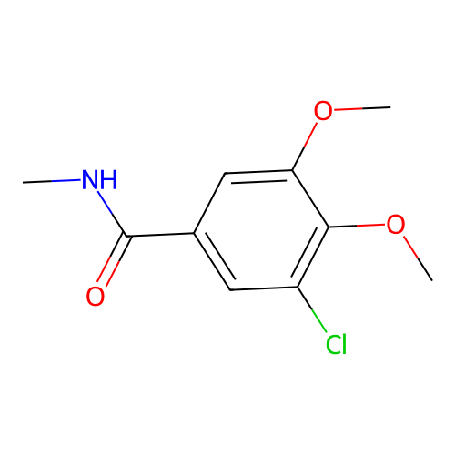 3-chloro-4,5-dimethoxy-N-methylbenzamide structure