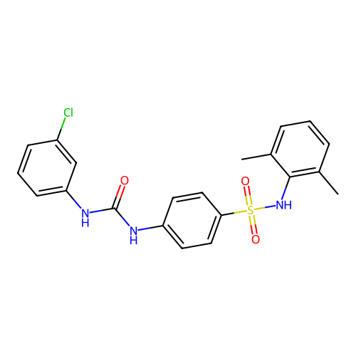 1-(3-Chlorophenyl)-3-[4-[(2,6-dimethylphenyl)sulfamoyl]phenyl]urea structure