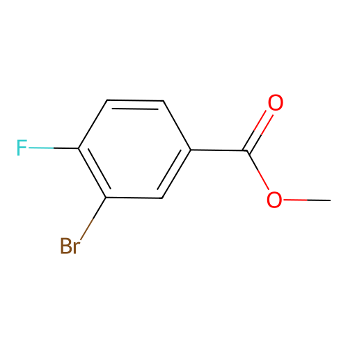 Methyl 3-bromo-4-fluorobenzoate structure