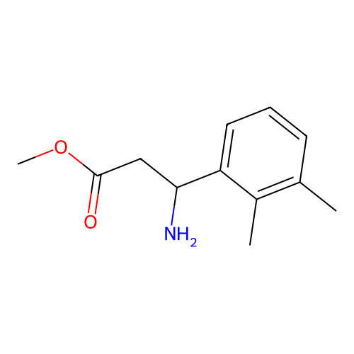 Methyl 3-amino-3-(2,3-dimethylphenyl)propanoate structure