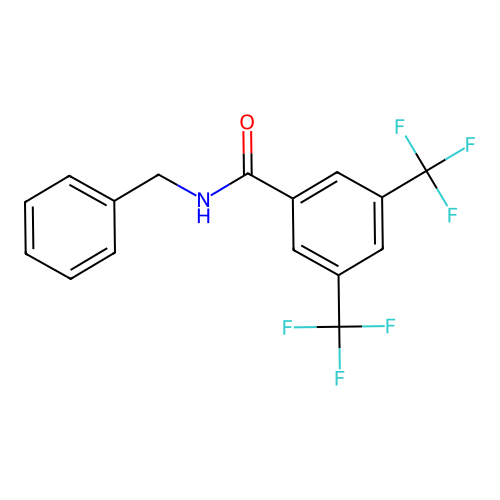 N-benzyl-3,5-bis(trifluoromethyl)benzamide structure