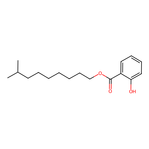Isodecyl Salicylate structure