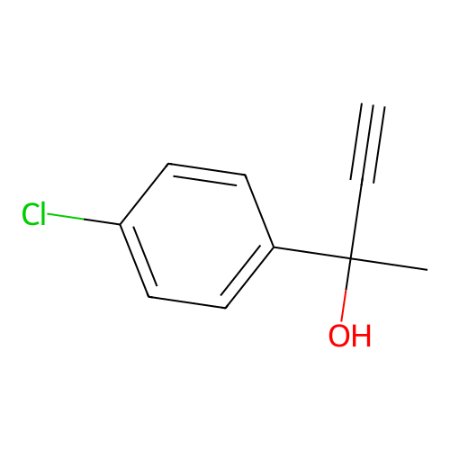 2-(4-Chlorophenyl)but-3-yn-2-ol structure