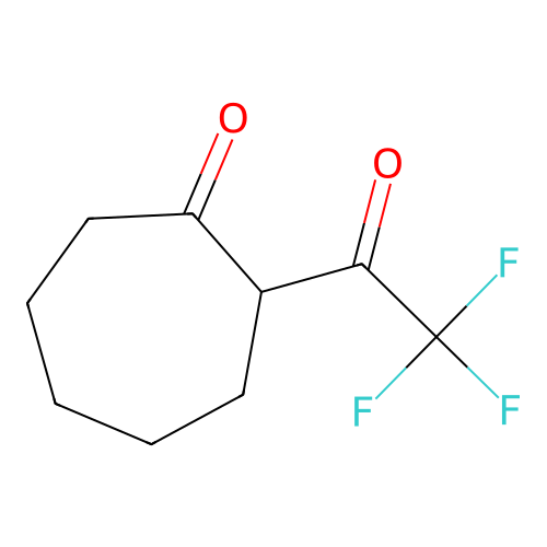 2-(Trifluoroacetyl)cycloheptanone structure