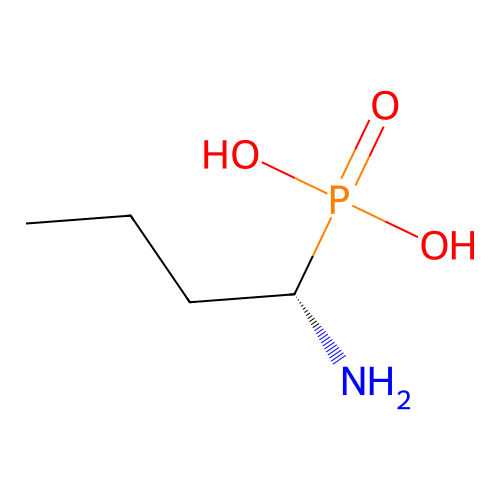 1-Aminobutylphosphonic acid, (S)- structure