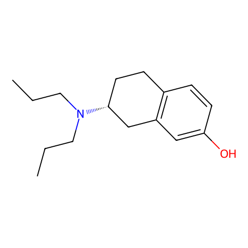 7-Dipropylamino-5,6,7,8-tetrahydro-naphthalen-2-ol structure