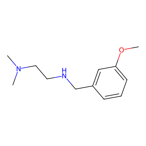 [2-(Dimethylamino)ethyl][(3-methoxyphenyl)methyl]amine structure