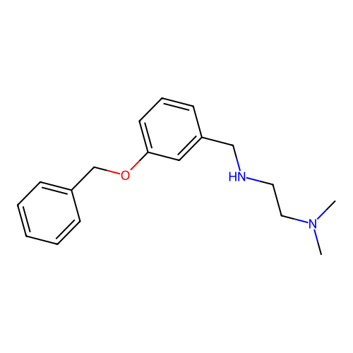 N'-[3-(benzyloxy)benzyl]-N,N-dimethylethane-1,2-diamine structure