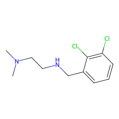 [(2,3-Dichlorophenyl)methyl][2-(dimethylamino)ethyl]amine structure