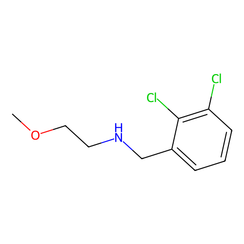 [(2,3-Dichlorophenyl)methyl](2-methoxyethyl)amine structure