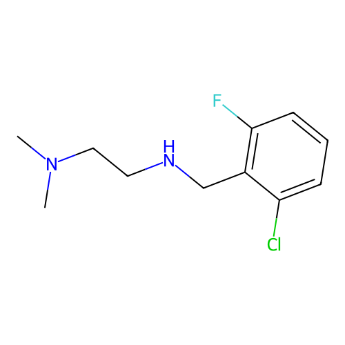 [(2-Chloro-6-fluorophenyl)methyl][2-(dimethylamino)ethyl]amine structure