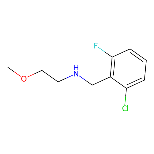 N-(2-chloro-6-fluorobenzyl)-2-methoxyethanamine structure