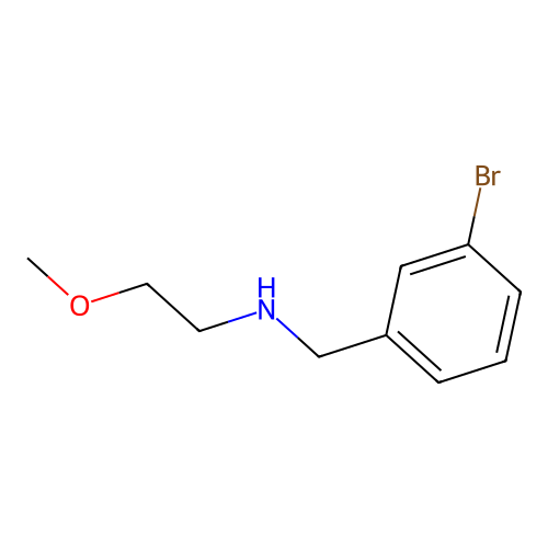 N-(3-bromobenzyl)-2-methoxyethanamine structure