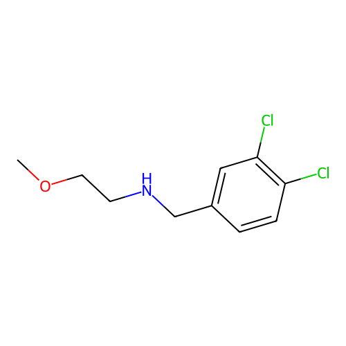 N-(3,4-二氯苄基)-2-甲氧基乙胺 structure
