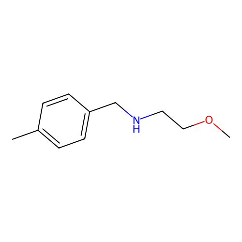 2-methoxy-N-[(4-methylphenyl)methyl]ethanamine structure