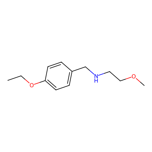(4-Ethoxybenzyl)(2-methoxyethyl)amine structure