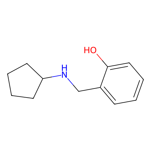 2-[(Cyclopentylamino)methyl]phenol structure