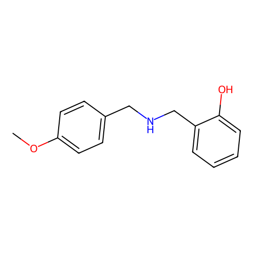 2-({[(4-Methoxyphenyl)methyl]amino}methyl)phenol structure