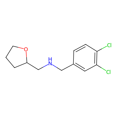 N-(3,4-Dichlorobenzyl)-1-(tetrahydrofuran-2-yl)methanamine structure