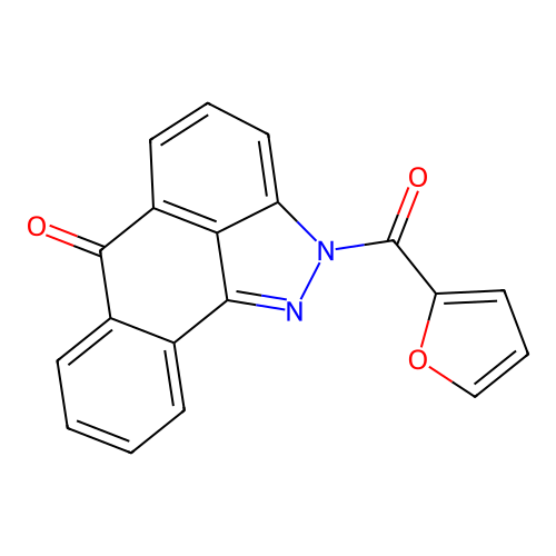 2-(2-furoyl)dibenzo[cd,g]indazol-6(2H)-one structure