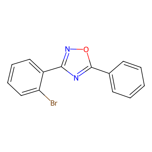3-(2-Bromophenyl)-5-phenyl-1,2,4-oxadiazole structure