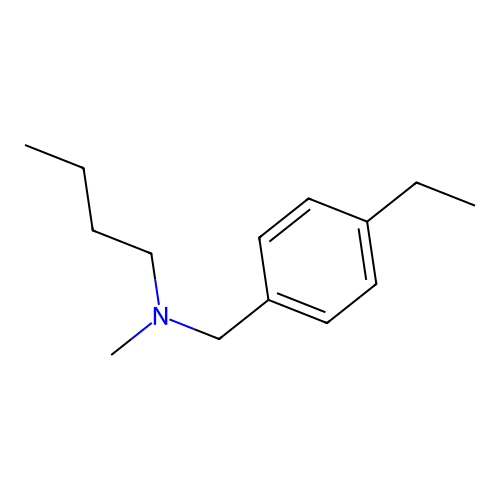 N-(4-ethylbenzyl)-N-methylbutan-1-amine structure