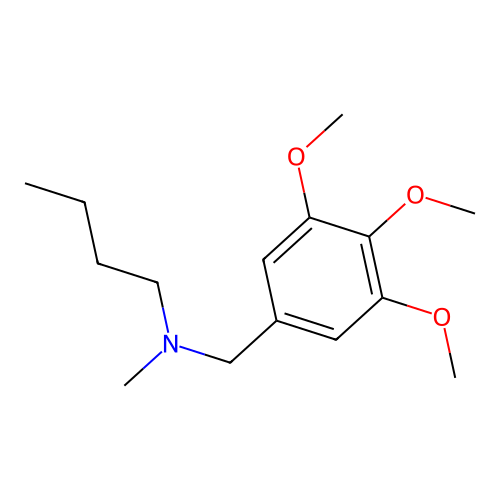 N-methyl-N-(3,4,5-trimethoxybenzyl)butan-1-amine structure