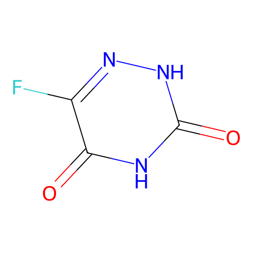 6-Fluoro-1,2,4-triazine-3,5(2H,4H)-dione structure