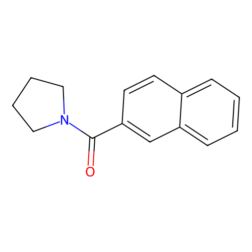 Naphthalen-2-yl(pyrrolidin-1-yl)methanone structure