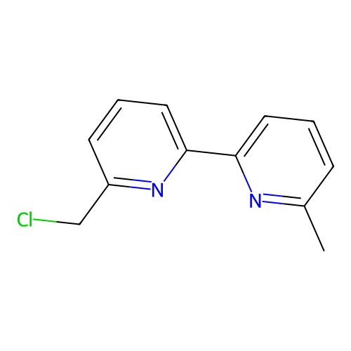 2,2'-Bipyridine, 6-(chloromethyl)-6'-methyl- structure
