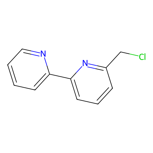 2,2'-Bipyridine, 6-(chloromethyl)- structure